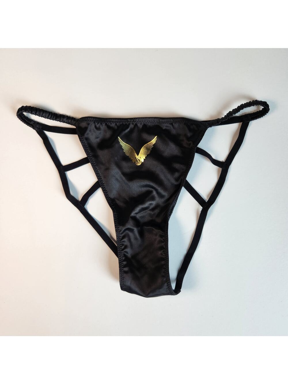 Victoria's Secret Fashion Show Wings Open Back Strappy Bikini Panty - Small